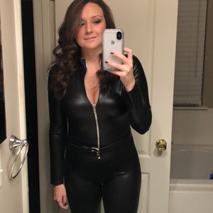 Black cat suit